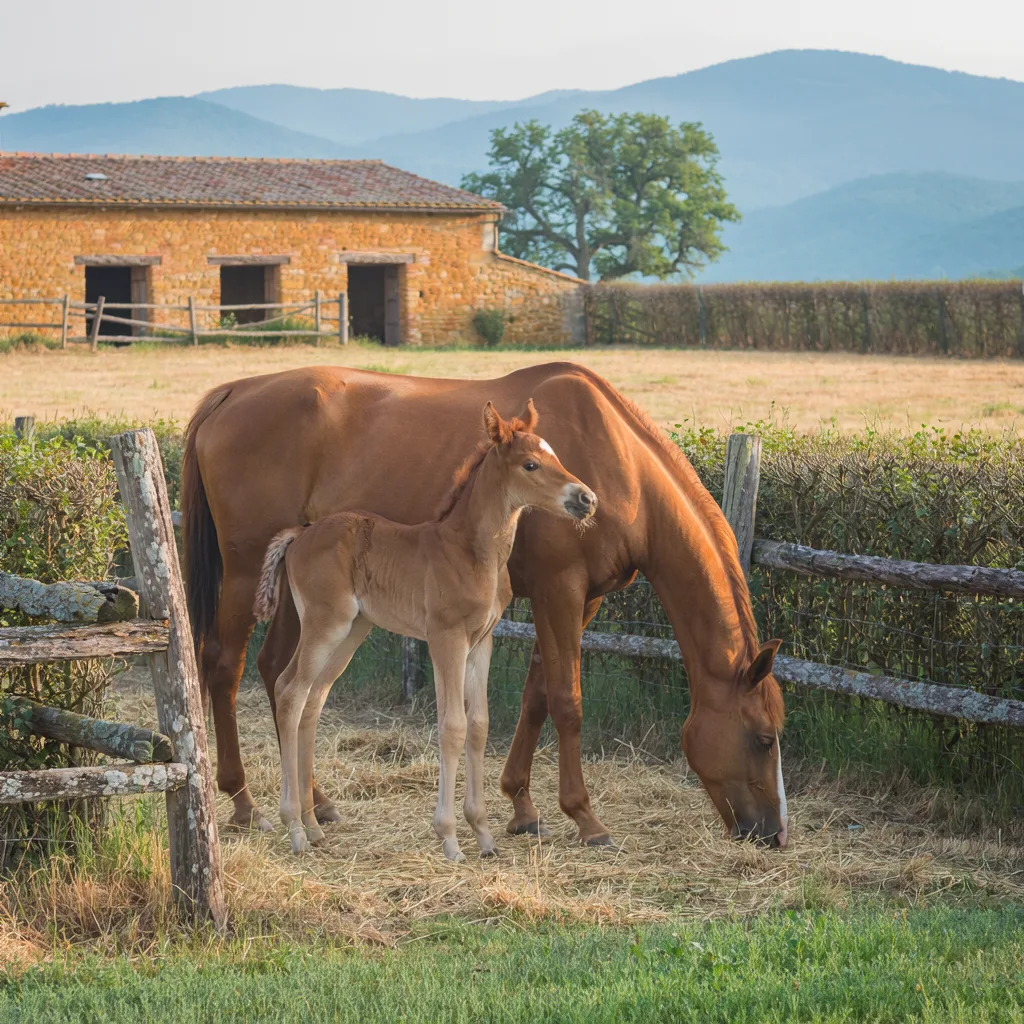 Élevage de chevaux, La Ferme de l'Ouest, Chabanière