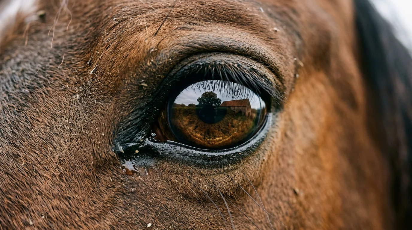 Un regard de cheval, La Ferme de l'Ouest, Chabanière